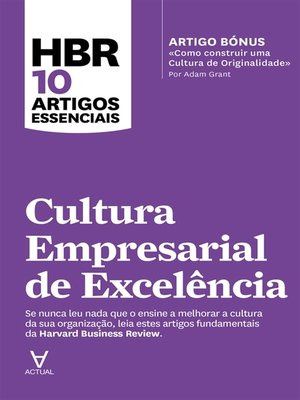 cover image of Cultura Empresarial de Excelência